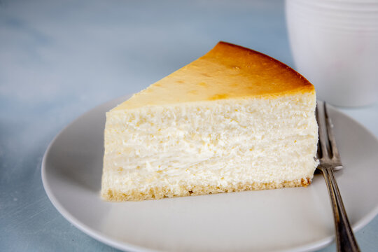 Slice of New York Cheesecake