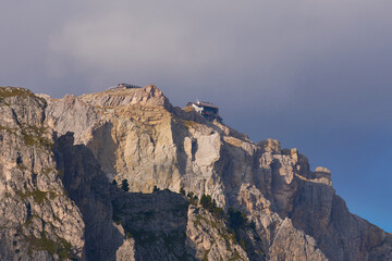 Auf dem Passo di Falzarego zwischen Cortina d’Ampezzo und Malga Castello	