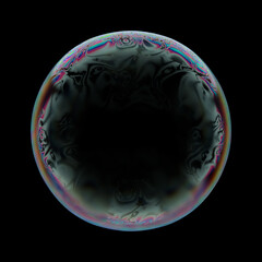 3d render of a soap bubble
