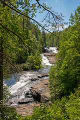 Fototapeta na wymiar Triple Falls in North Carolina
