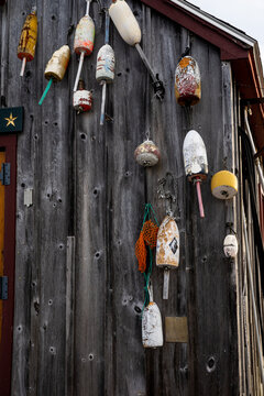 Collection of fishing bobbers 