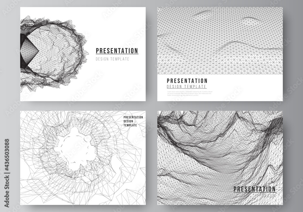 Poster vector layout of presentation slides design business templates, template for brochure, cover, busine