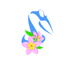 
The illustration - zodiac sign in the modern style.
