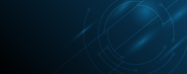 Abstract technology background, Illustration,Hi-tech communication concept innovation background,science and technology digital blue background