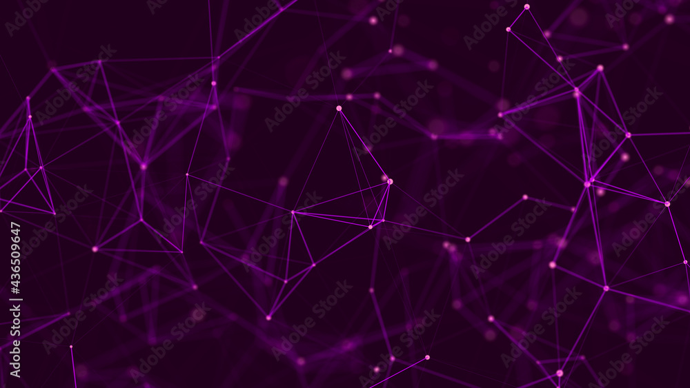 Poster abstract digital connection dots. technology background. network connection structure. plexus effect