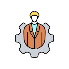 Human resourse sign. Sustainable Development Goals illustration.