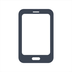 Mobile device icon. Vector and glyph