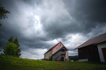 Burgruine Haibach Bayerischer Wald im Landkreis Straubing-Bogen