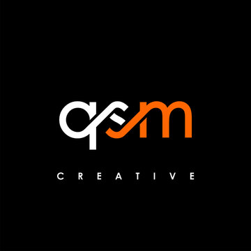 QSM Letter Initial Logo Design Template Vector Illustration
