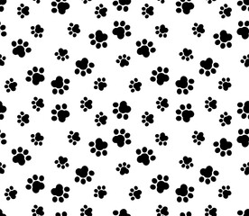 Dog seamless pattern background. design for pillow, print, fashion, clothing, fabric, gift wrap. Vector.