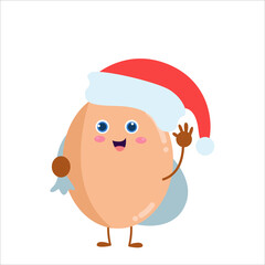 cute egg character vector template design illustration