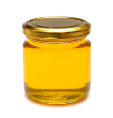 honey in glass jar