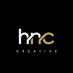 HNC Letter Initial Logo Design Template Vector Illustration
