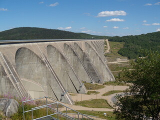 Naklejka premium Manic-2 hydroelectric dam in Quebec