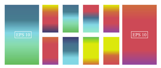 Soft color background. Soft color gradients. Modern screen vector design for mobile app.