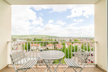 terrace in the morning