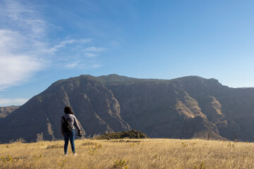 Paisaje de Tamadaba en Gran Canaria, España