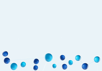 Connections atoms on white background for the presentations or wallpaper.