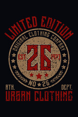 Urban Clothing t-shirt design template