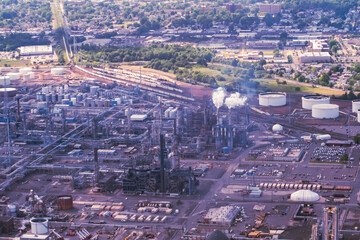 Aerial view of Natural Gas facility