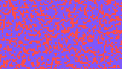Abstract pixels background in purple and red colors, vector illustration.