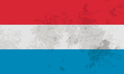 Obraz premium Bandera Luxemburgo vector AI (EPS) y JPEG