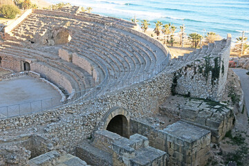 Roman amphitheatre in Tarragona, Spain	