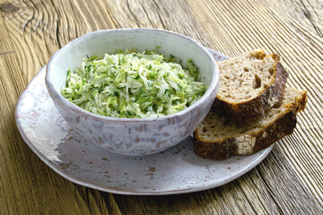 young cabbage salad