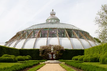 Deurstickers Belgium, Brussels, Royal Greenhouses of Laeken © JeanMarc