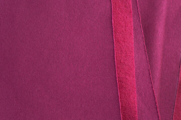 layers of French terry pink amaranth fabric