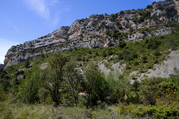 Fototapeta na wymiar Canyon between Basque Country and Burgos