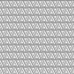 Seamless vector pattern consisting of linear triangles.