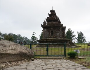 Semarang, 09 January 2020; Gedung Songo Temple is a Hindu temple located in Java, Indonesia. Built...