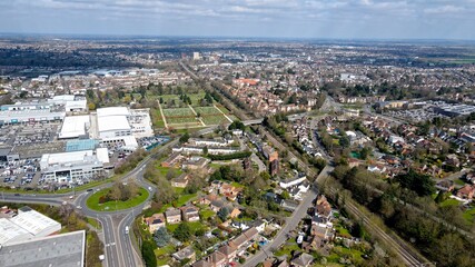 Fototapeta na wymiar Chelmsford Essex UK Aerial