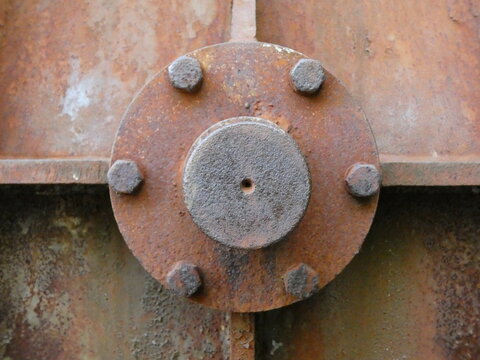 verrostete Schrauben
