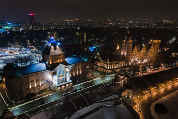 Szczecin at night