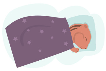 Cute chipmunk vector illustration. For posters, prints, invitations