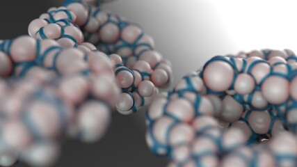 an image on the topic of microbiology and different biological forms of the body