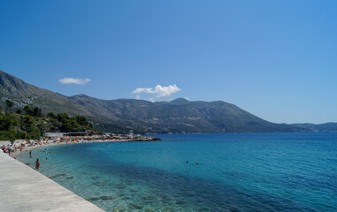 Croatia, The Abandoned Hotels of Kupari. Hotel burned and destroyed during the Croatian War of...
