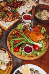 Pork Shank Roasted with Vegetables