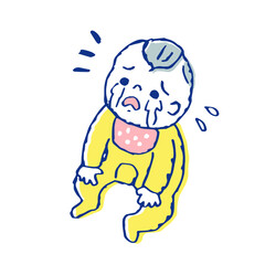 泣く赤ちゃん
