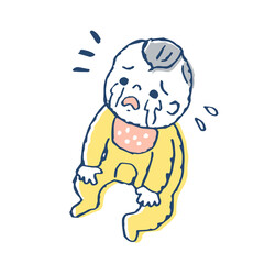 泣く赤ちゃん