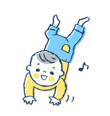 ハイハイする赤ちゃん