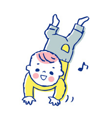 ハイハイする赤ちゃん