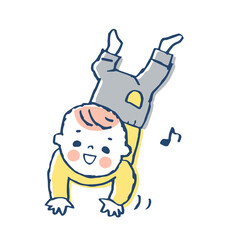 ハイハイする赤ちゃん