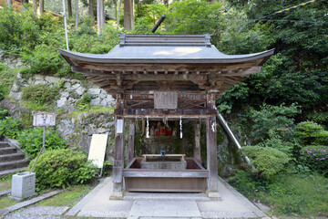 長命寺　手水舎　滋賀県近江八幡市