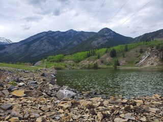 mountain river in the mountains