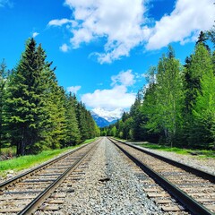railway in the mountains