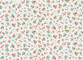 Floral liberty pattern. Plant background for fashion, tapestries, prints. Modern floral design perfect for fashion and decoration