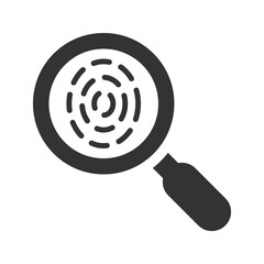 Fingerprint evidence icon